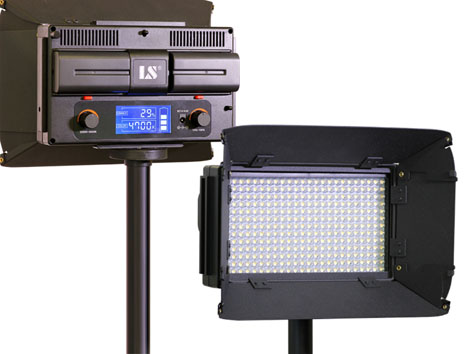 LS illuminatore Led con accessori e display retroilluminato